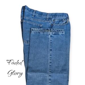 〽️ Faded Glory Denim Jeans Size 42 X 30